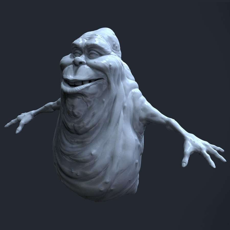 Slimer from Ghostbusters 3D Model