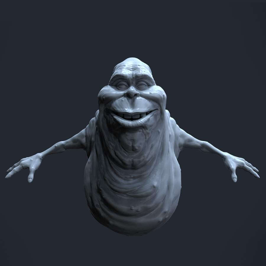 Slimer from Ghostbusters 3D Model