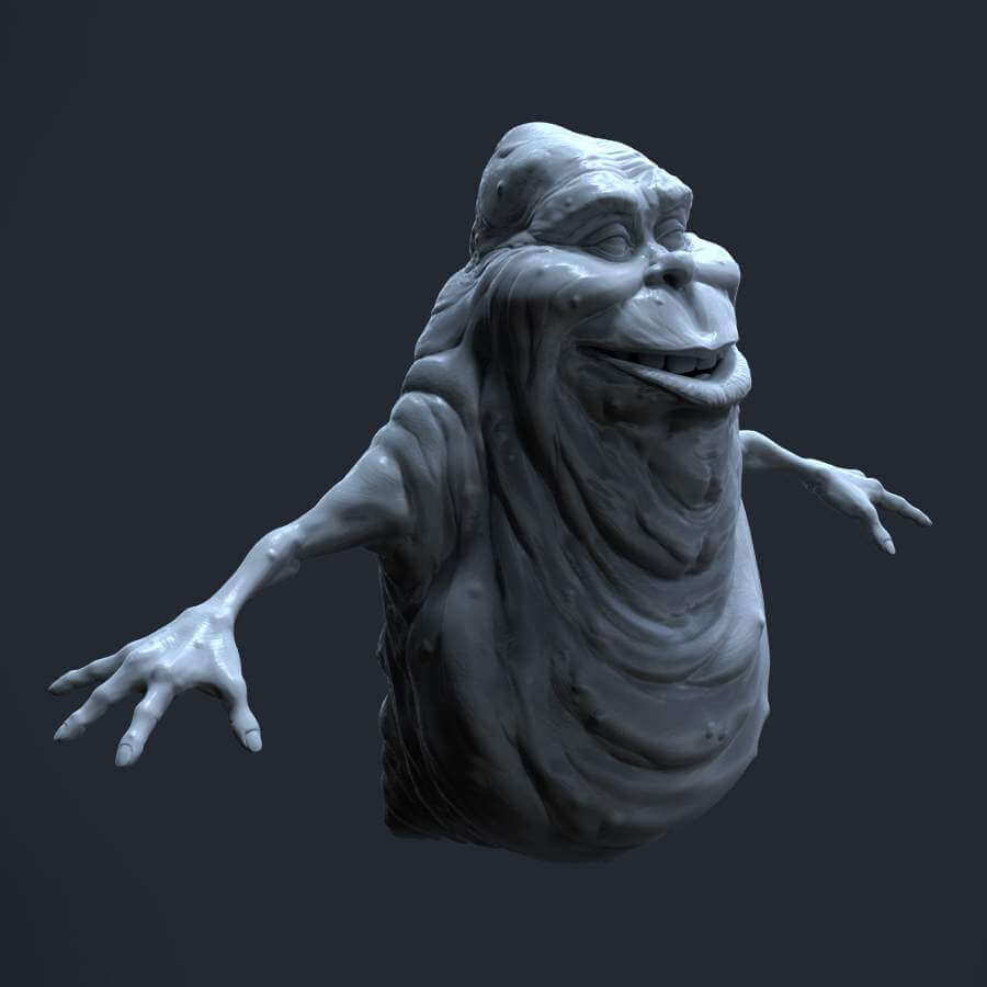 Slimer from Ghostbusters 3D Model