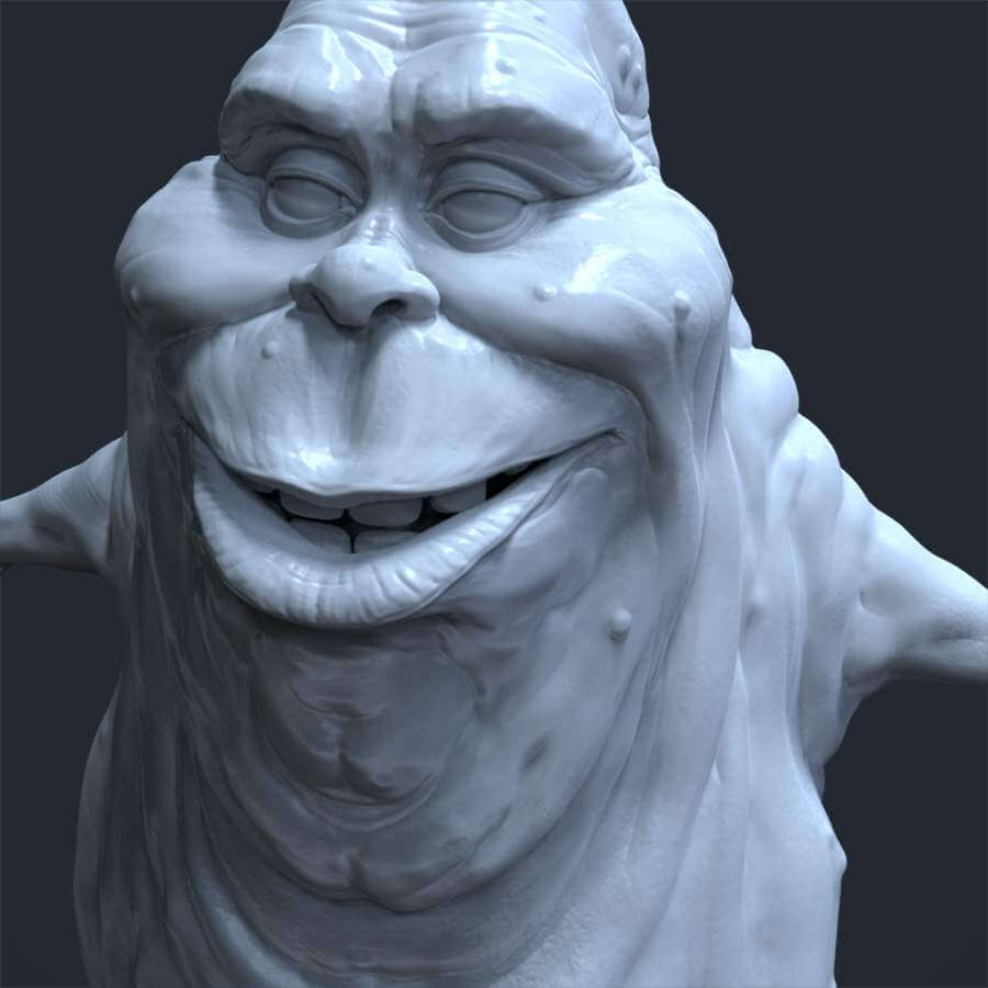 Slimer from Ghostbusters 3D Model