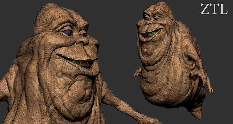 Slimer from Ghostbusters 3D Model