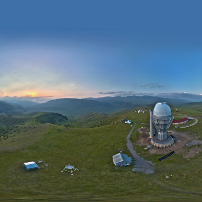 Assy-Turgen Observatory 01 Aerial Survey HDRI Panorama