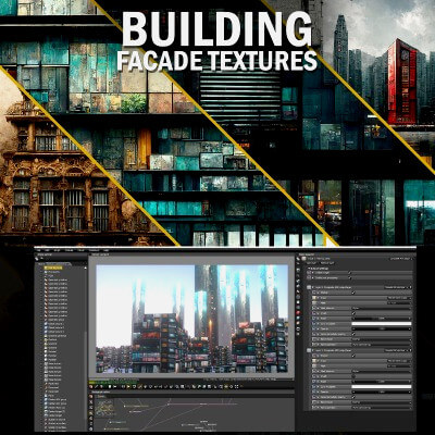 Sci-Fi Building Facade Textures Reference Resources 145+