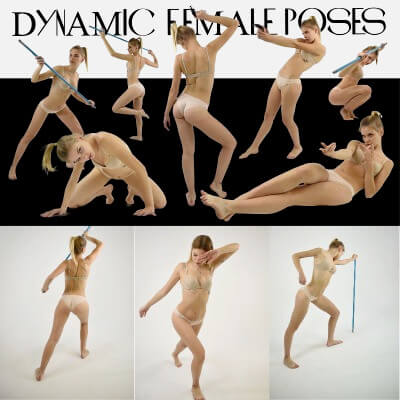 500 Dynamic Female Poses Perfect For Illustrations