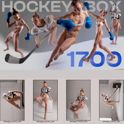 Box and Hockey Pose (1700+ Reference Images Bundle)