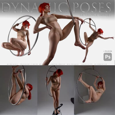 Dynamic Poses VOL-2 Reference 2700+ Images With PS Plugin