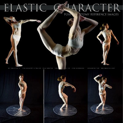 Elastic Character Reference Images