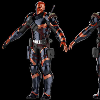 DeathStroke Standing Pose 3D Model