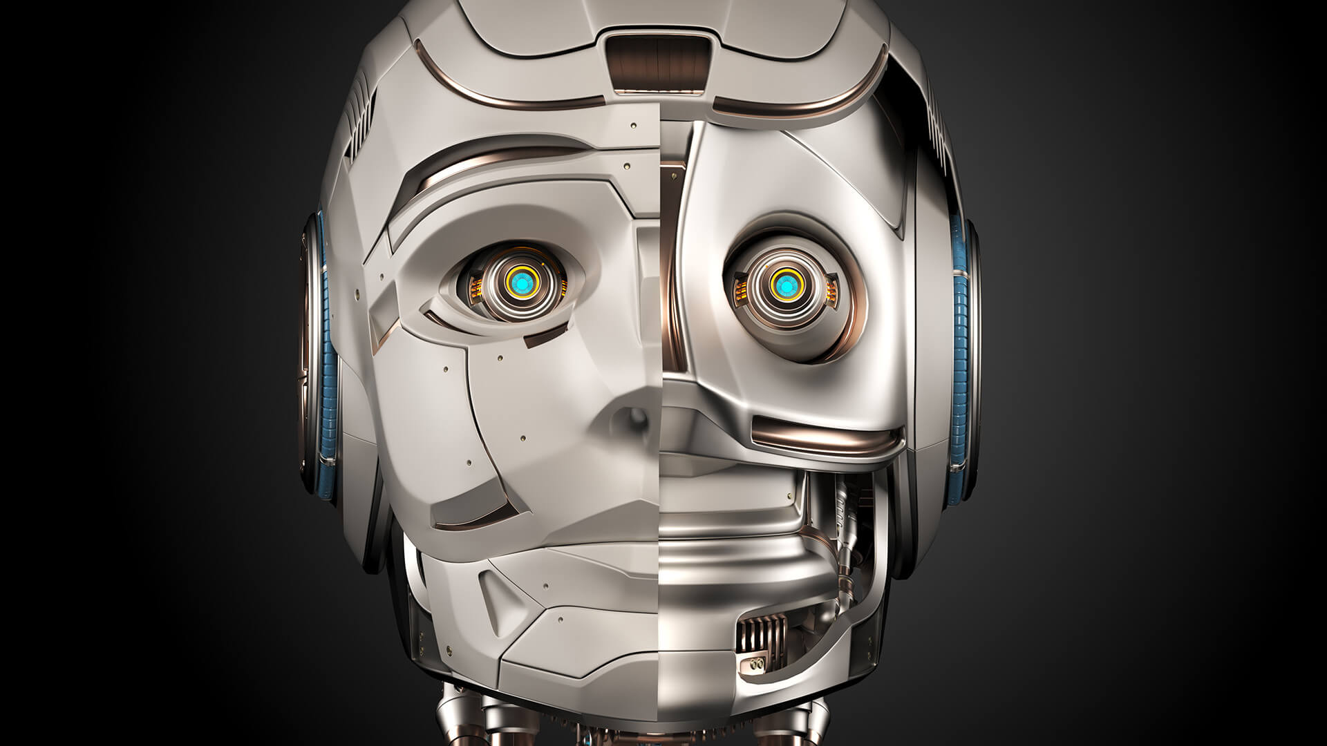 Sci-Fi Robot Head 3D Model