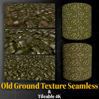 Old Ground Texture Seamless and Tileable 4K