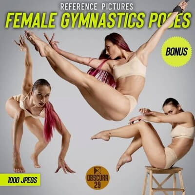 1000 Female Gymnastics Poses Reference Pictures