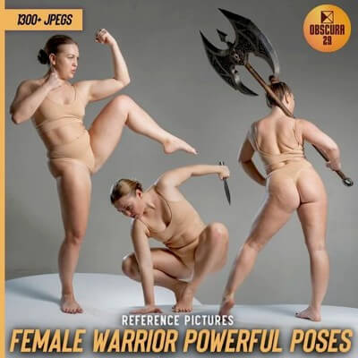 1300+ Female Warrior Powerful Poses