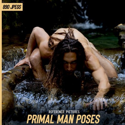 890 Primal Man Pose Reference Pictures