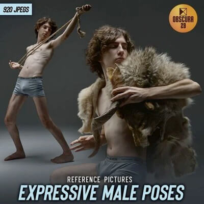 920 Expressive Male Poses Reference Pictures