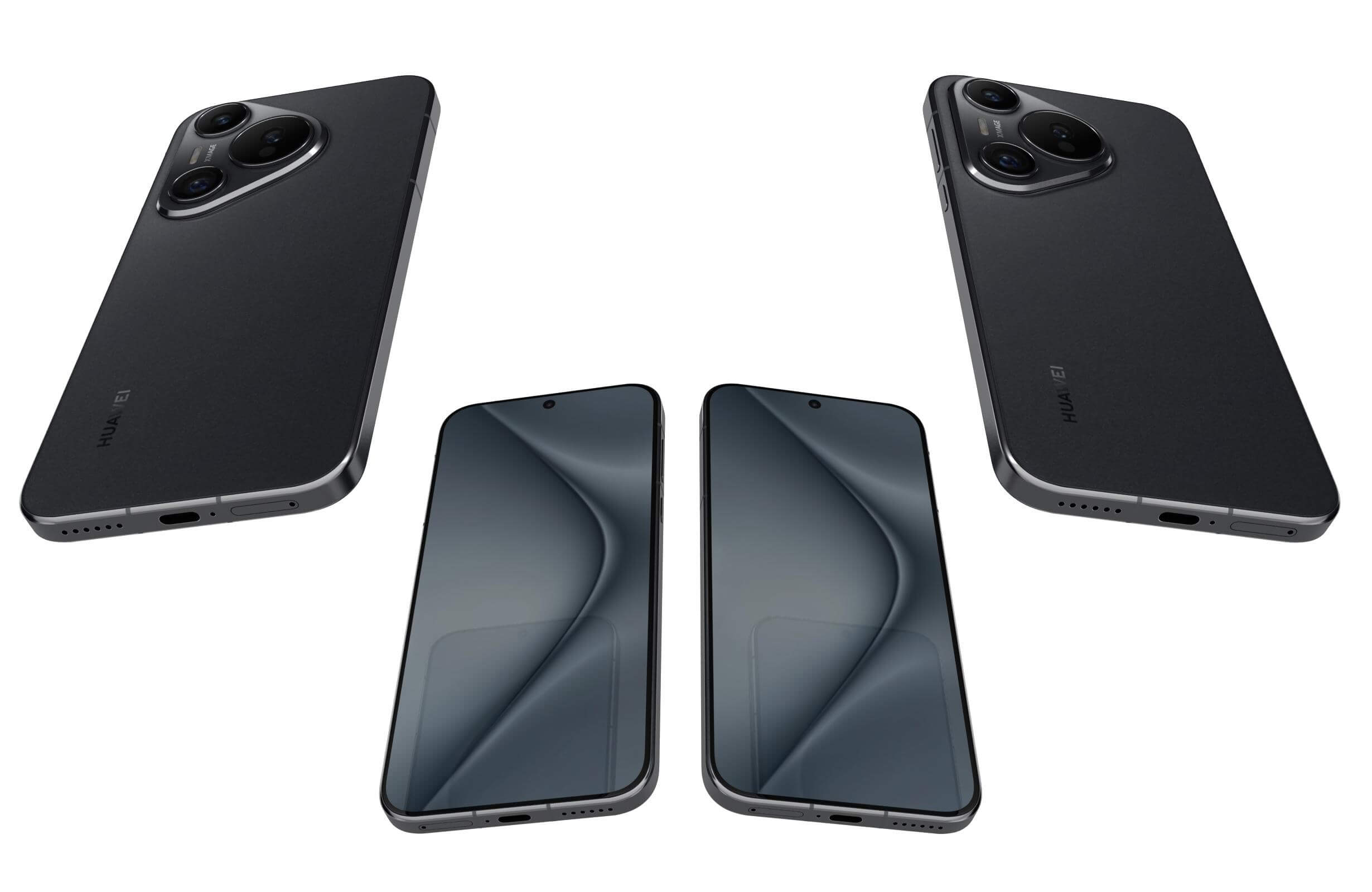 Huawei Pura 70 Black 3D Model