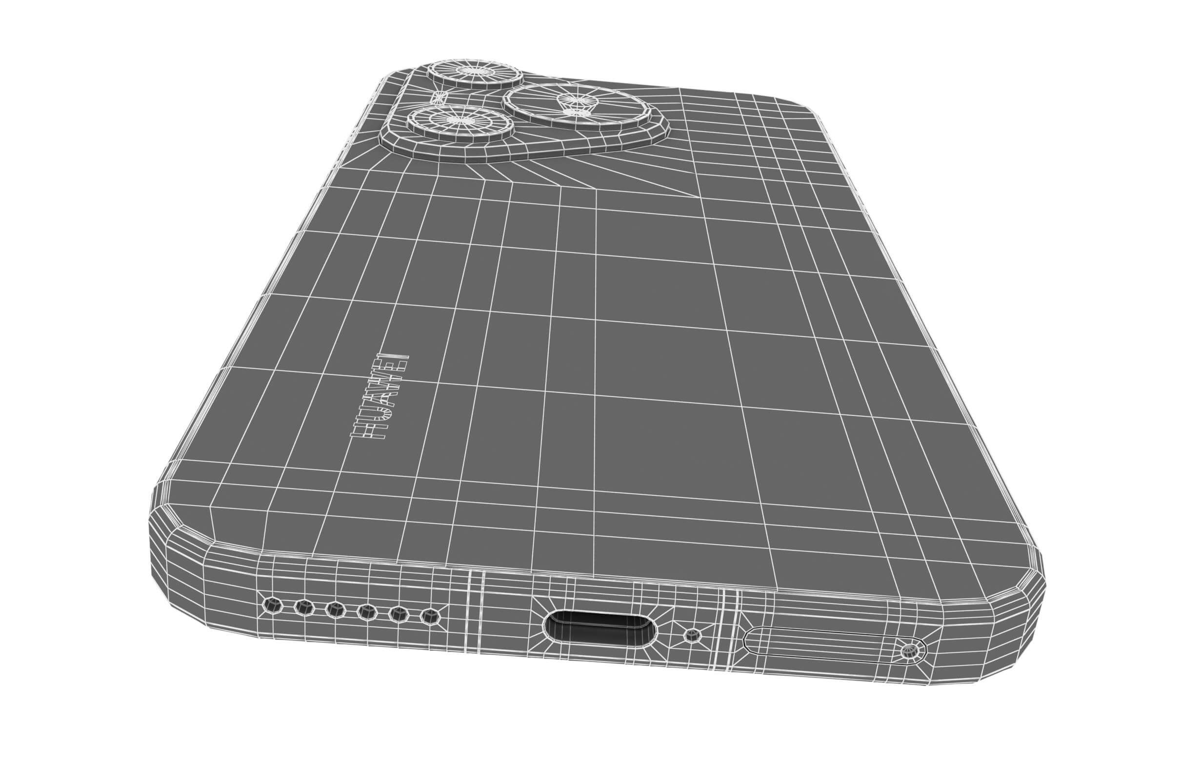 Huawei Pura 70 Black 3D Model