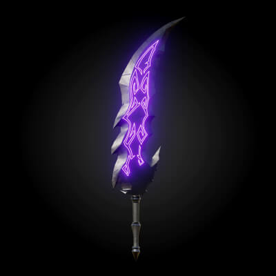 Wounded Sword Emissive Purple