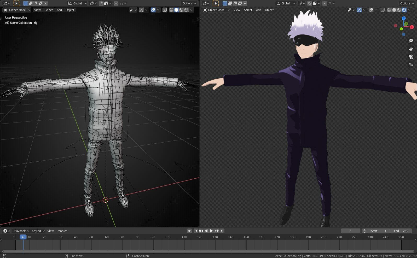 Jujutsu Kaisen - Gojo 3D Model