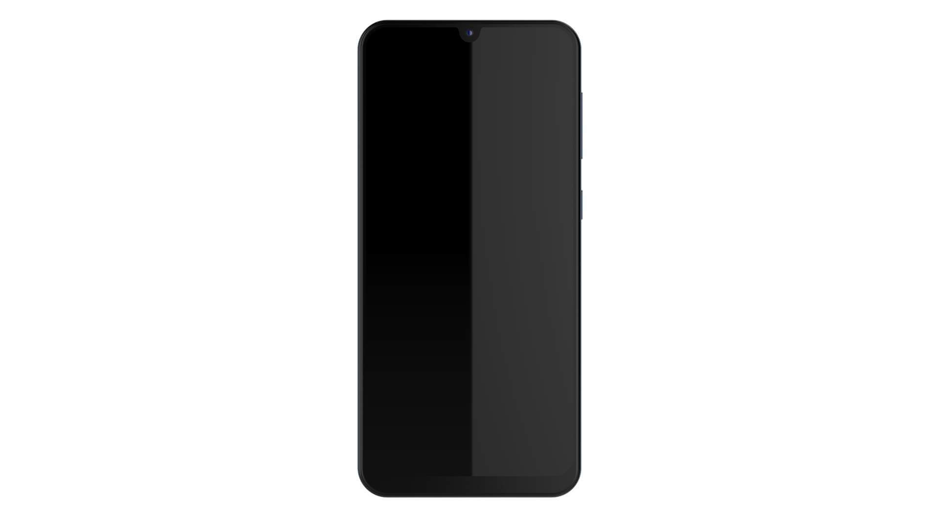 Samsung Galaxy A50 Black 3D Model