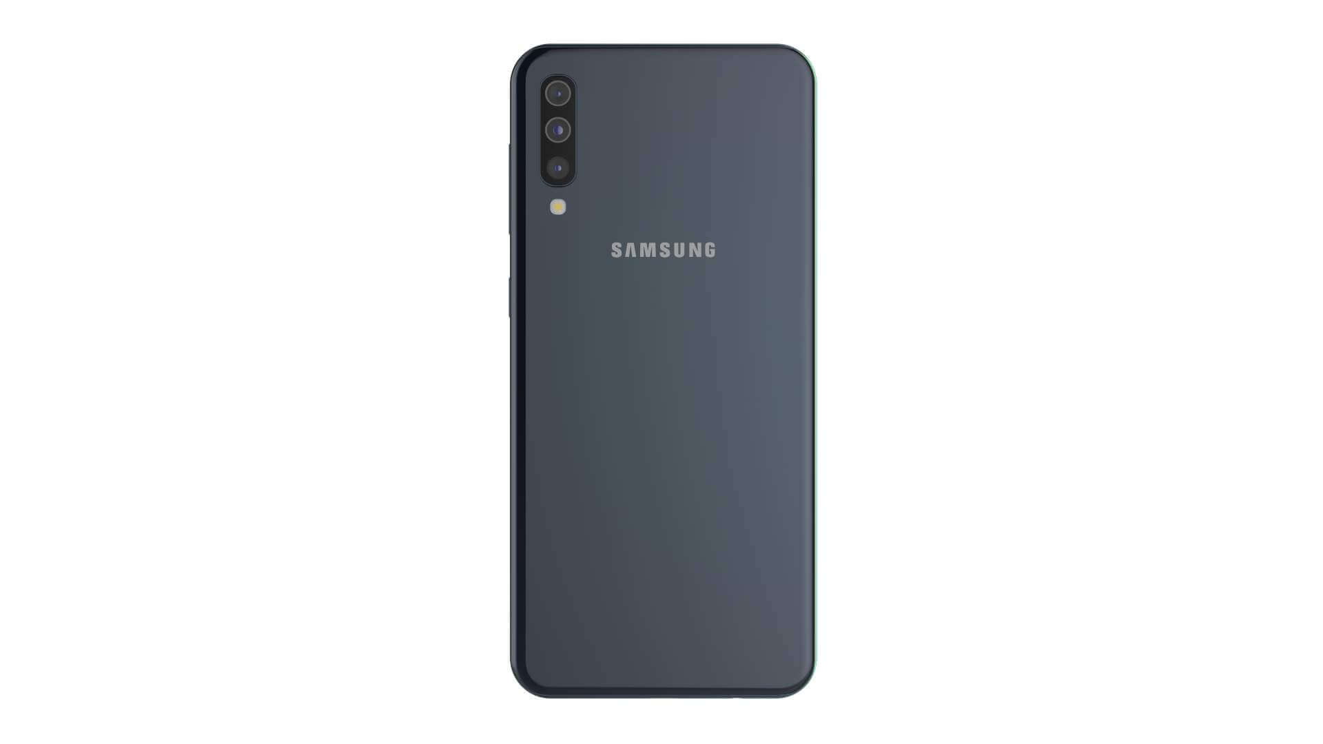 Samsung Galaxy A50 Black 3D Model