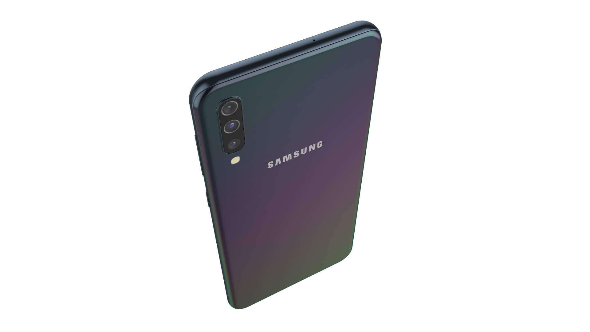 Samsung Galaxy A50 Black 3D Model