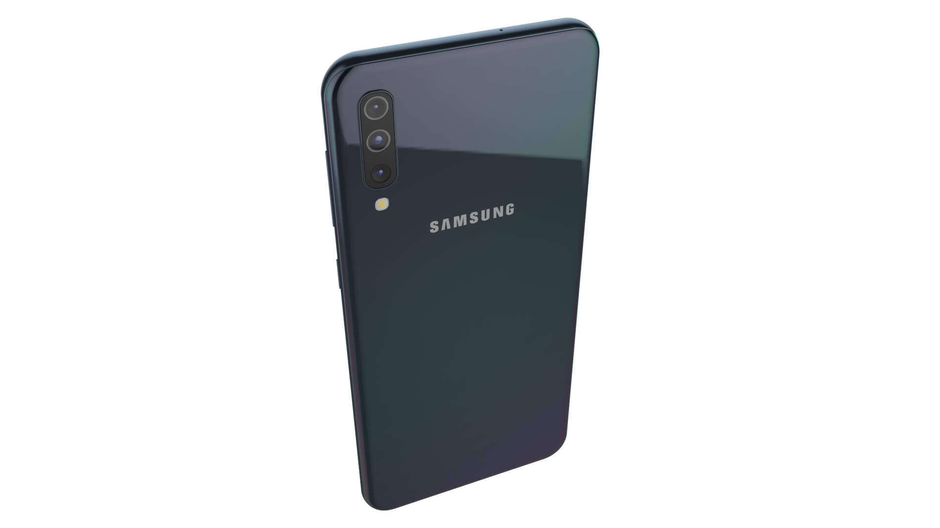 Samsung Galaxy A50 Black 3D Model