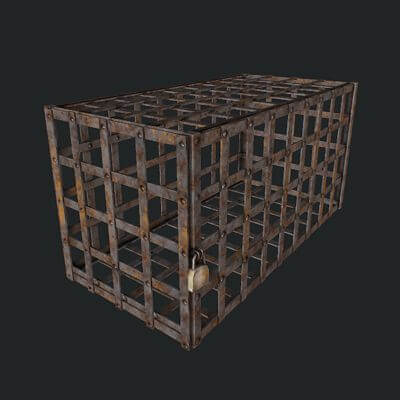 Old Metal Cage