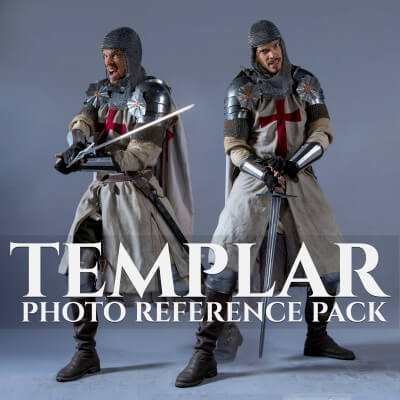 Templar Photo Reference Pack for Artists +589 Jpegs