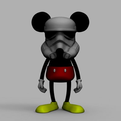 Disney Star Wars Mikey Mouse Storm Trooper Helmet