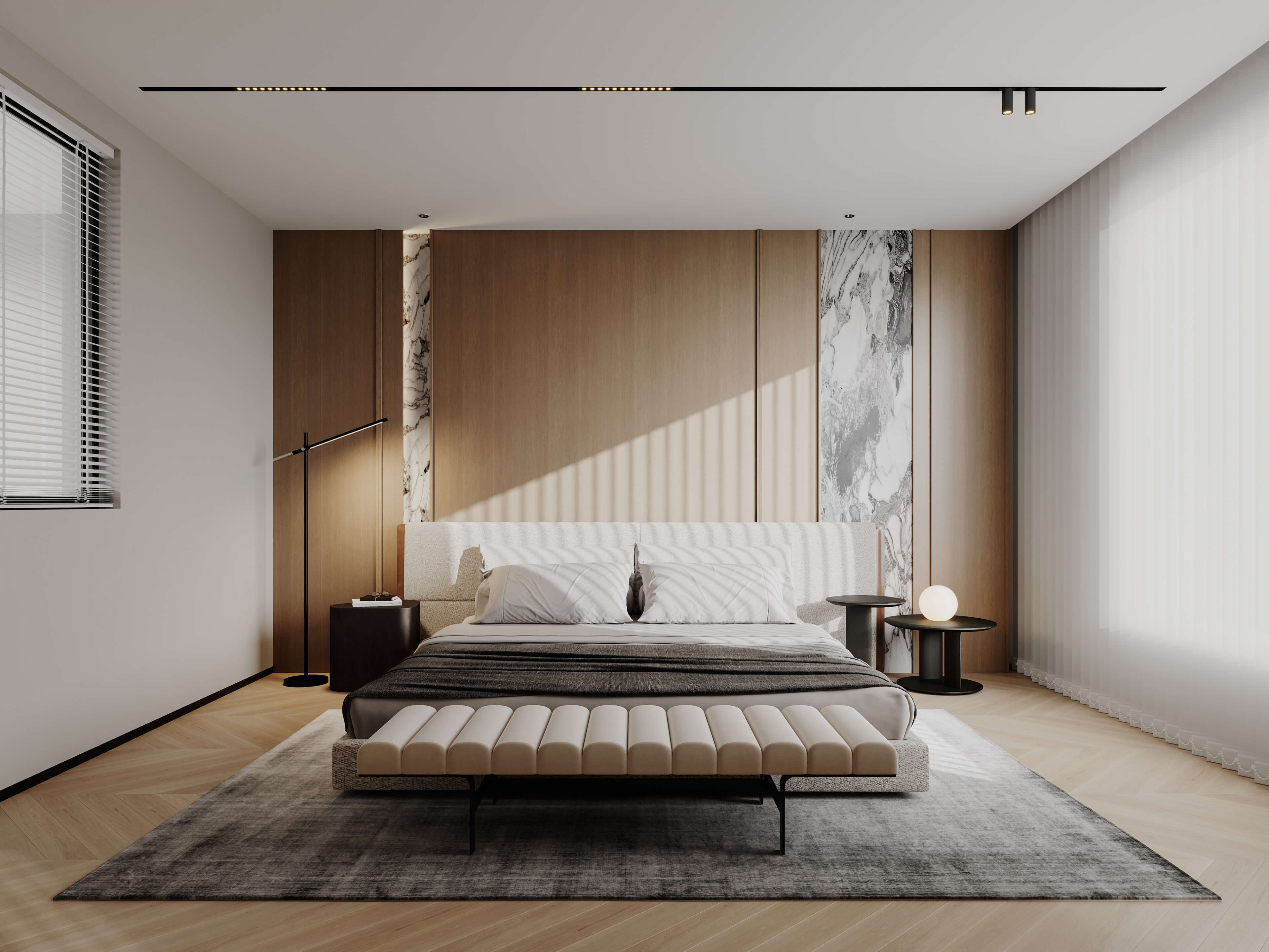 Living Room Bedroom 3D Model