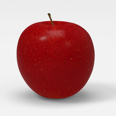 Apple - Red Apple 3D Model