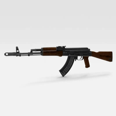 Assault Rifle - Weapon 3D Model