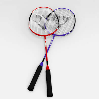 Badminton Raquet 3D Model