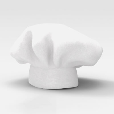 Chef Hat - Headwear 3D Model