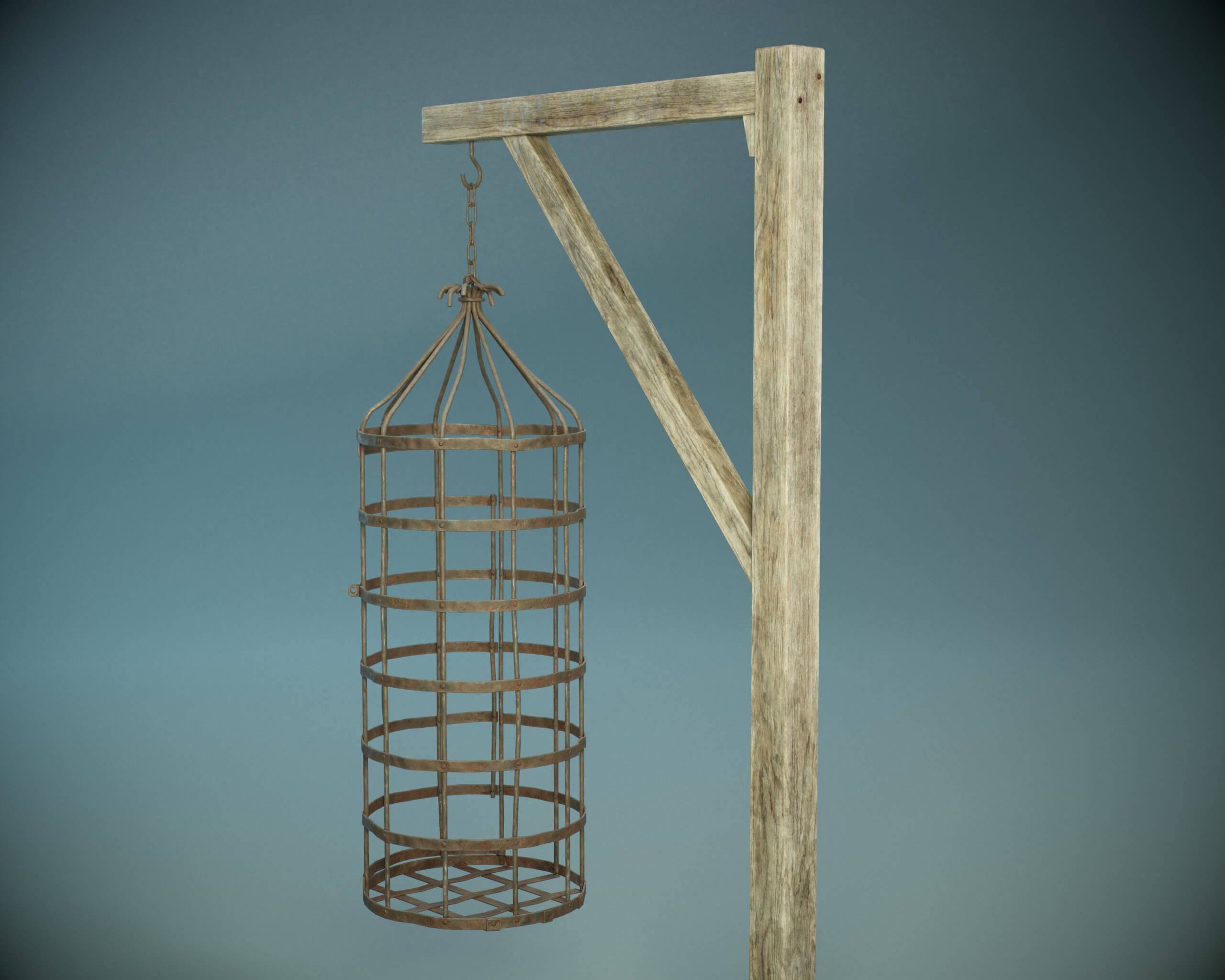 Medieval Cage 3D Model