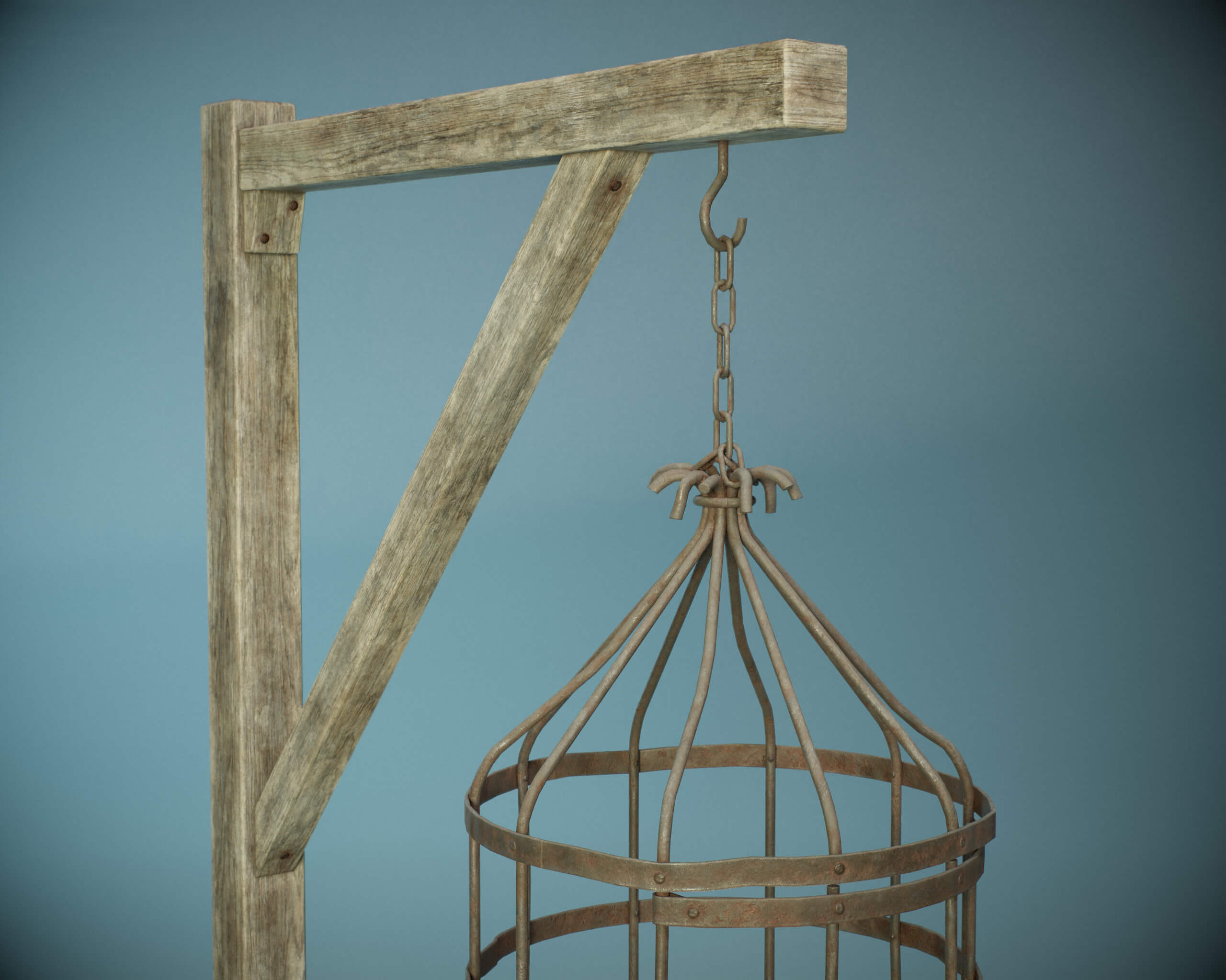 Medieval Cage 3D Model