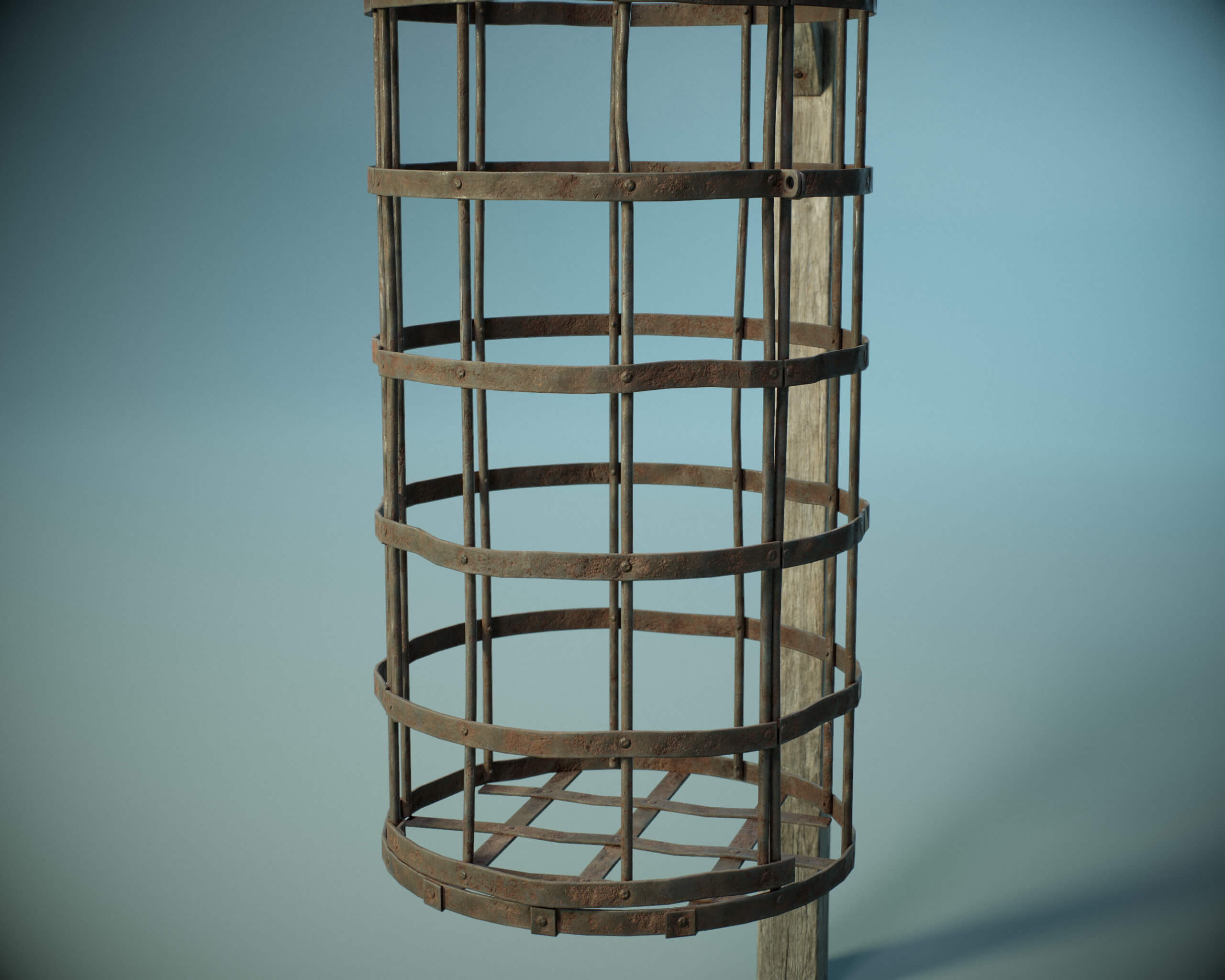 Medieval Cage 3D Model