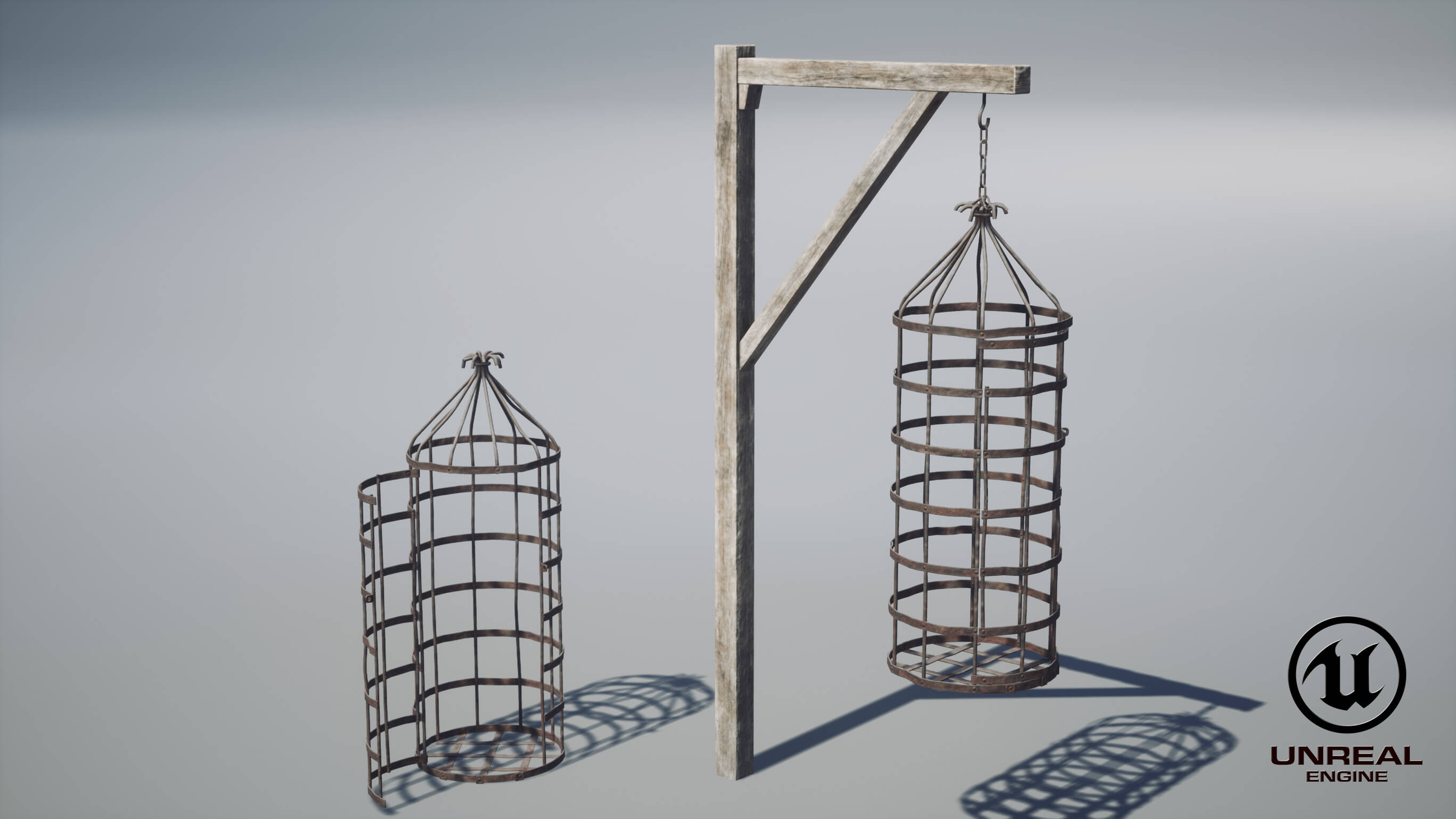 Medieval Cage 3D Model