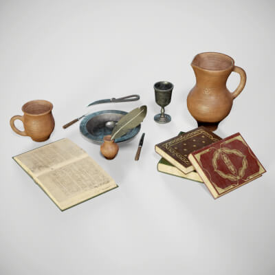 Medieval Props Set