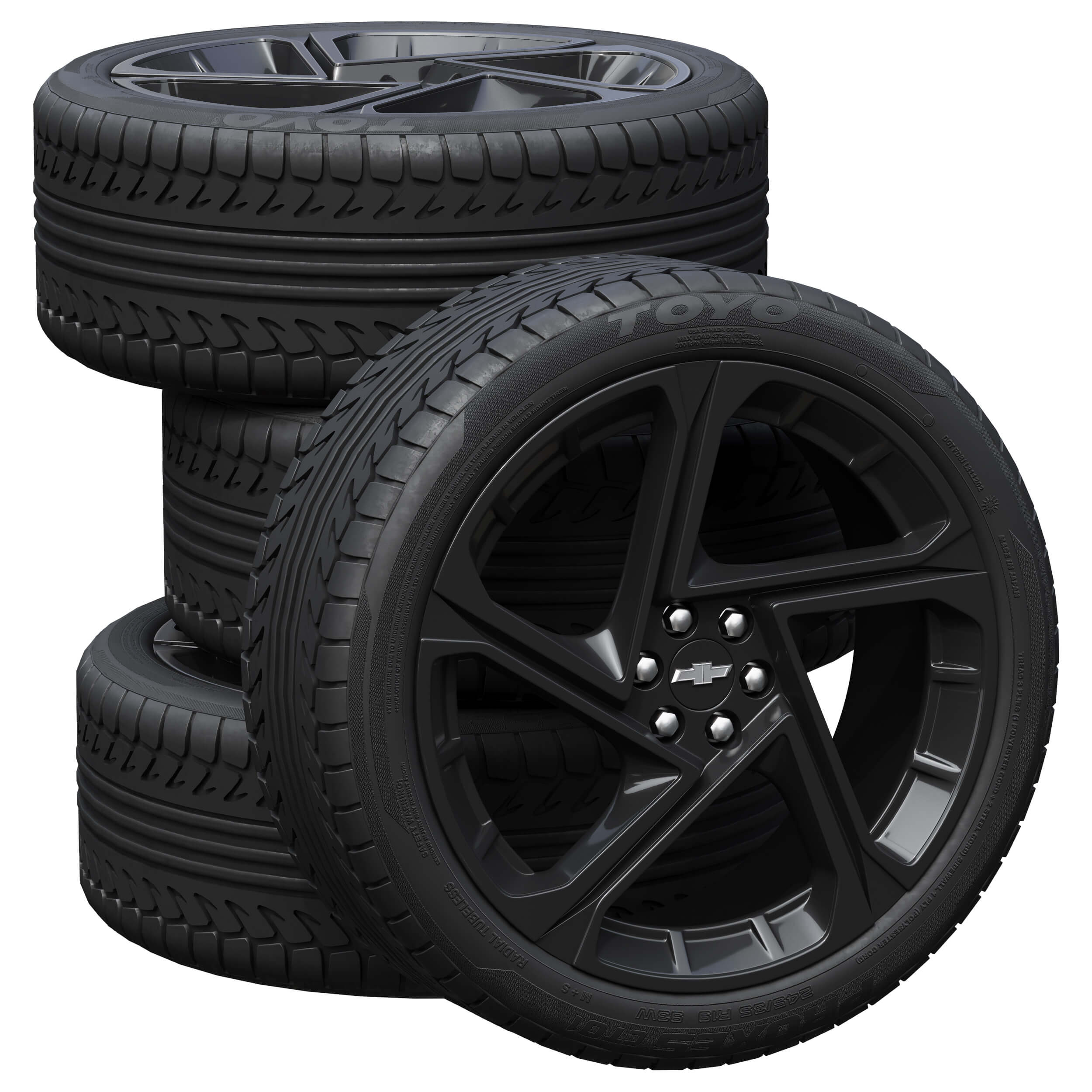 Chevrolet Tires 3D Model