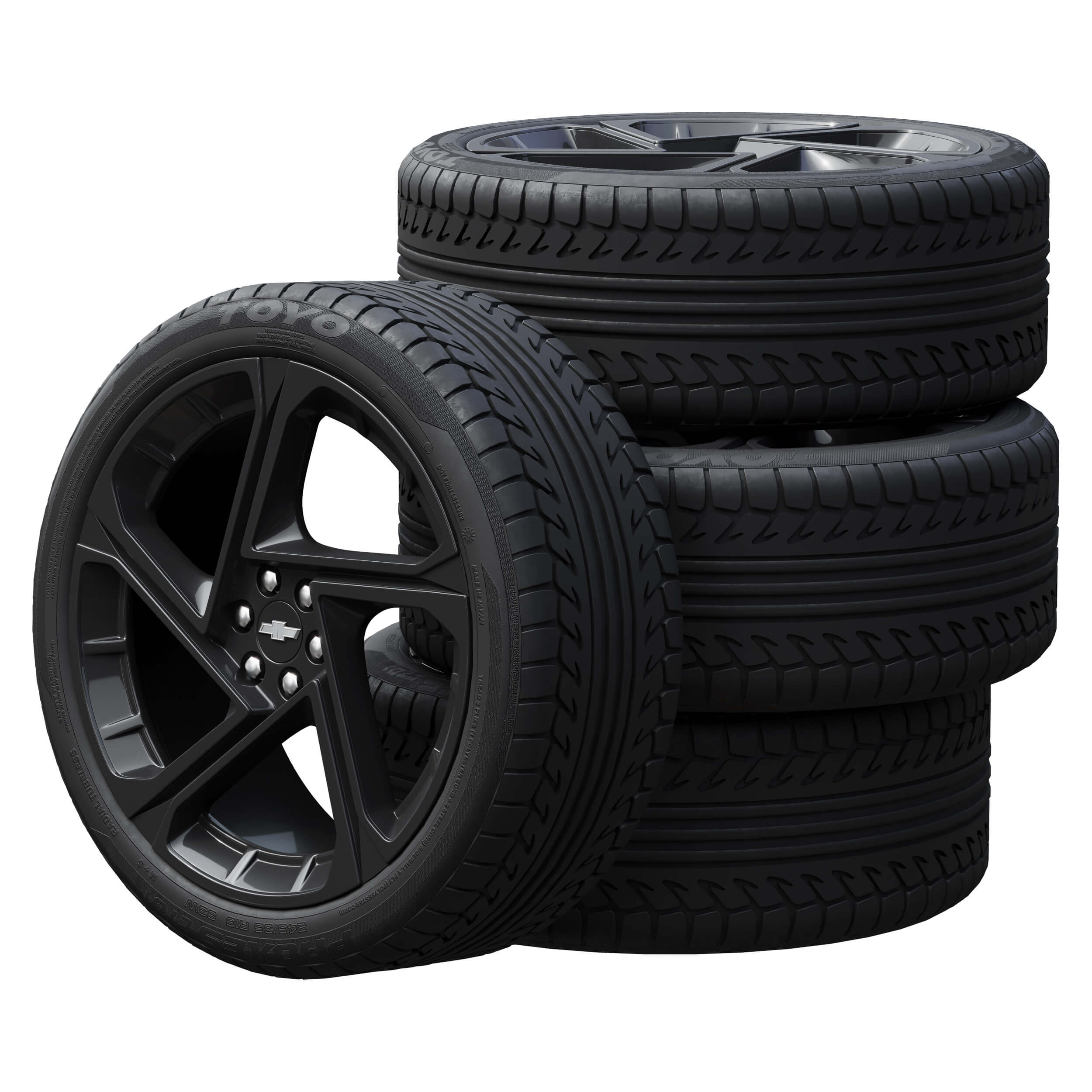 Chevrolet Tires 3D Model