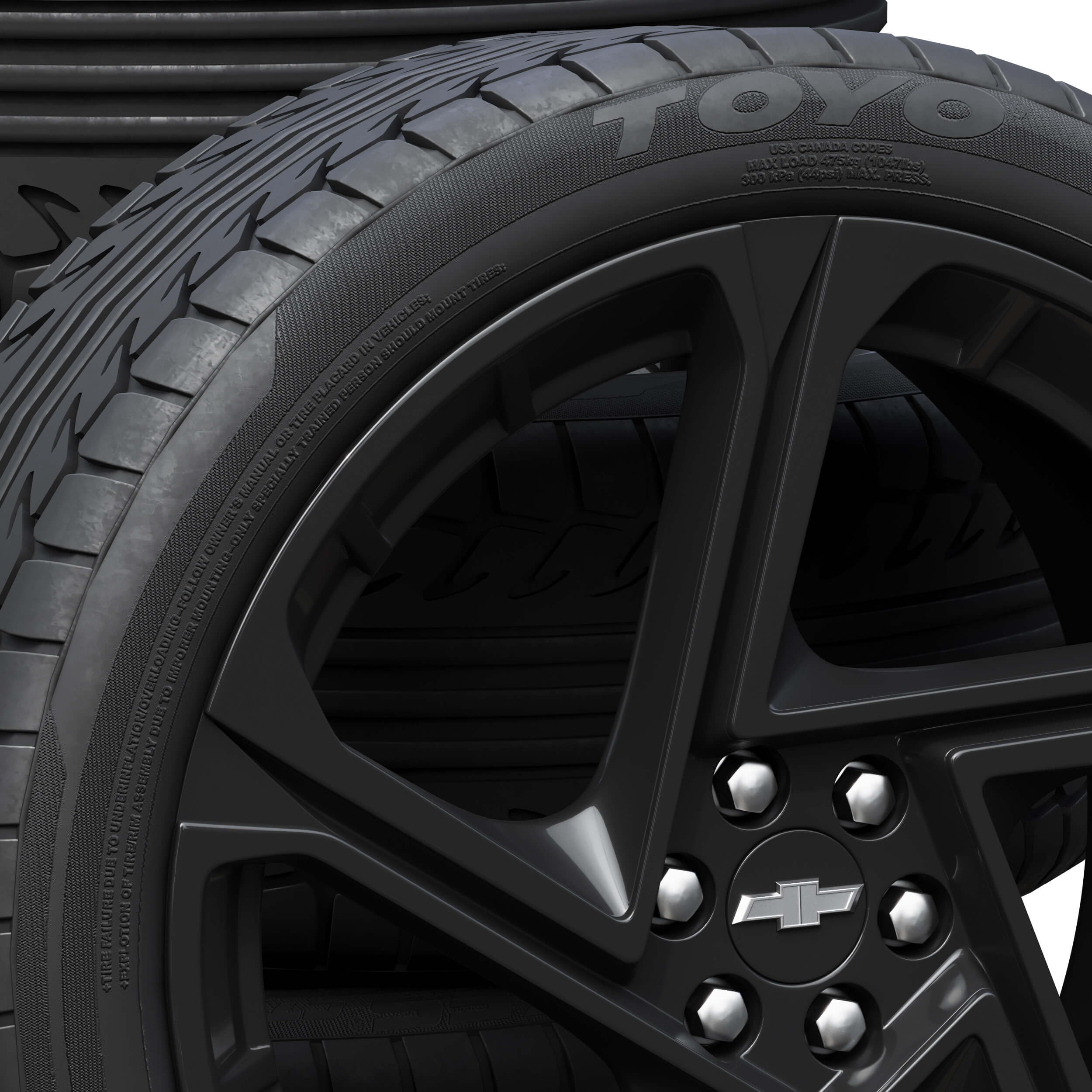 Chevrolet Tires 3D Model