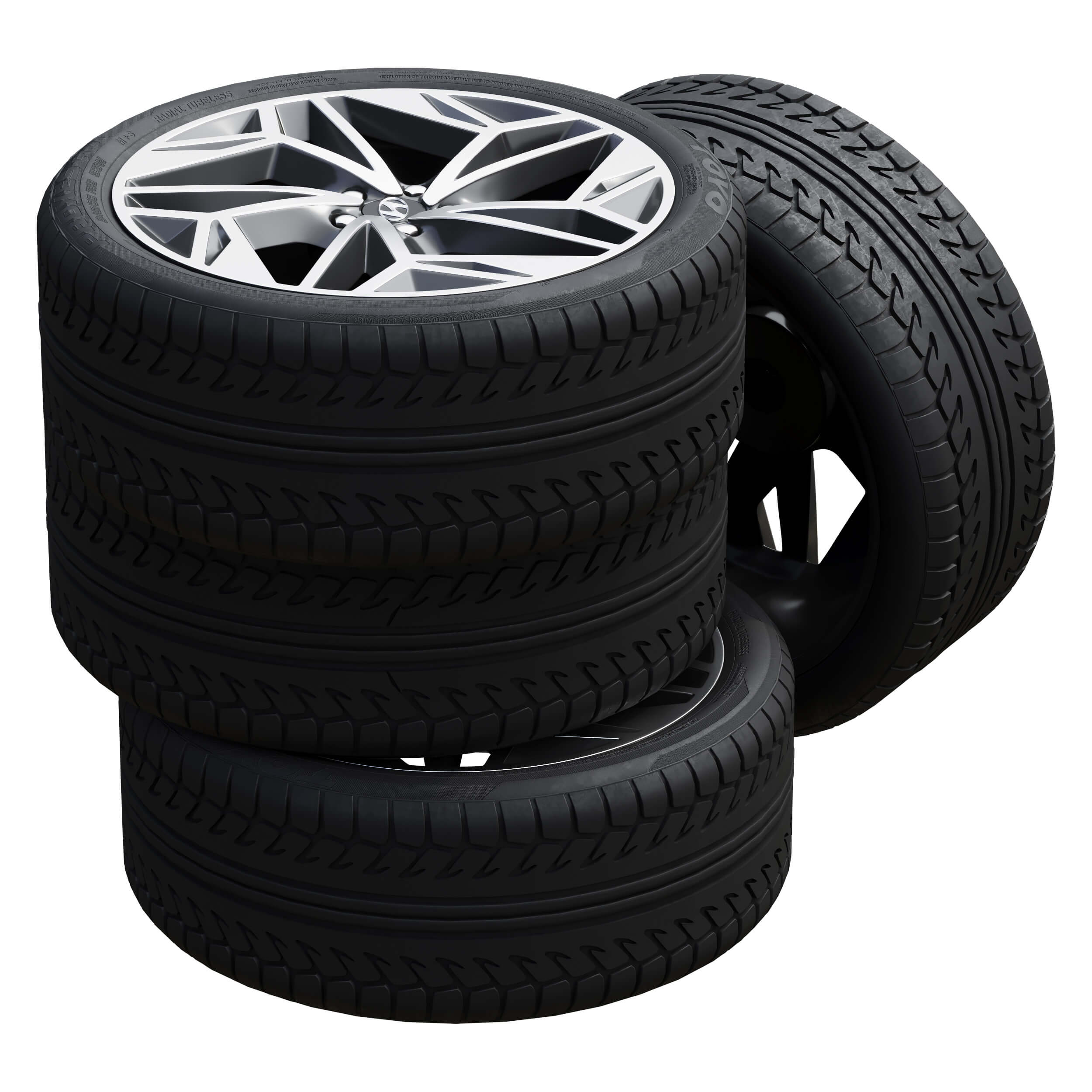 Hyundai Tires 3D Model