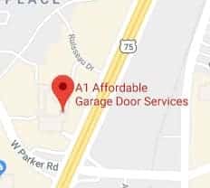 A1 Affordable Garage Door Services map