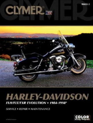 1984-1998 Harley-Davidson FLH FLT FXR Big-Twin Evolution Clymer Repair Manual