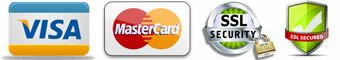 Visa, MasterCard SSL Security protect