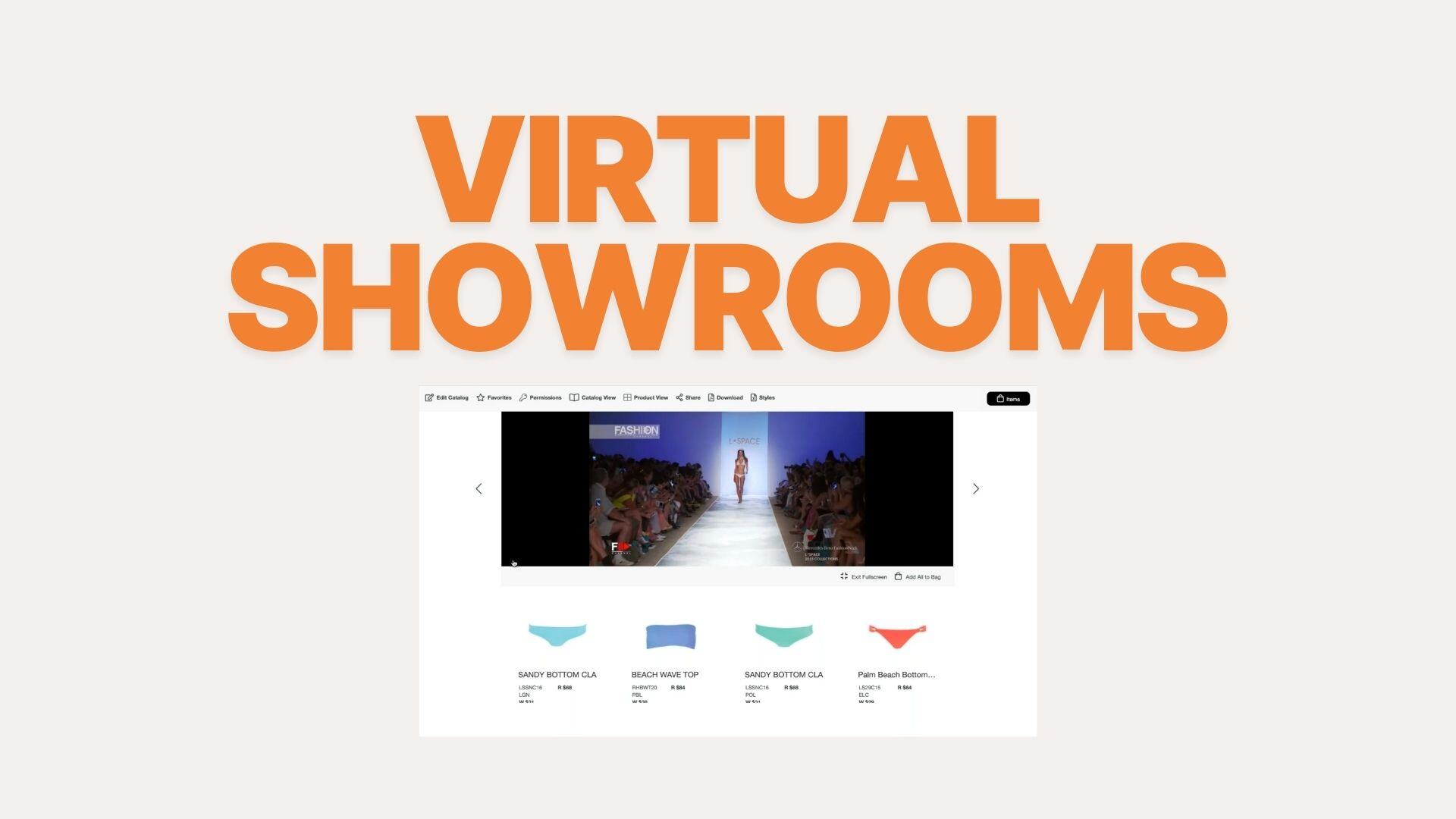 blog thumbnail showcasing a screenshot of RepSpark's virtual showroom feature