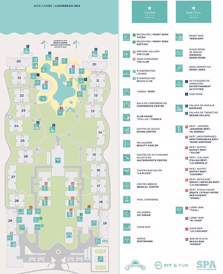 Iberostar Mexico Map