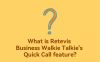 What is Retevis Walkie Talkie one-touch calling feature?