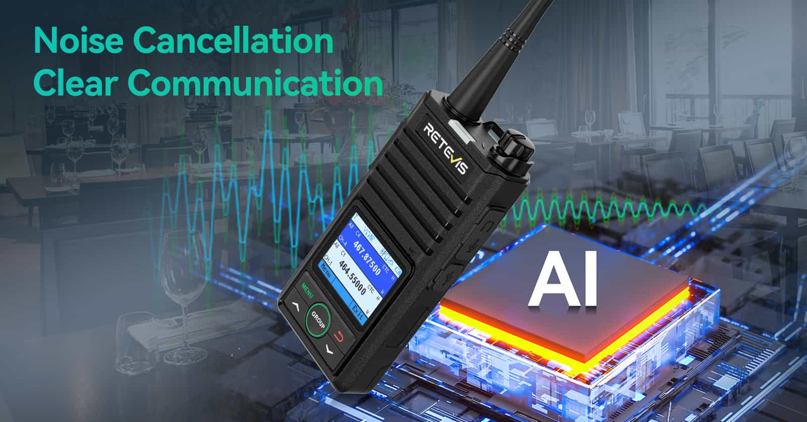 RB58 AI noise reduction-clear communication